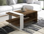 Hanah Home Gaye Conjunto de Muebles de Salón Nogal y Blanco